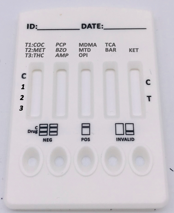 Test de drogas vincidrog 6 drogas +ETG en vaso ref: vd07dv310 1 ud -  Salunatur